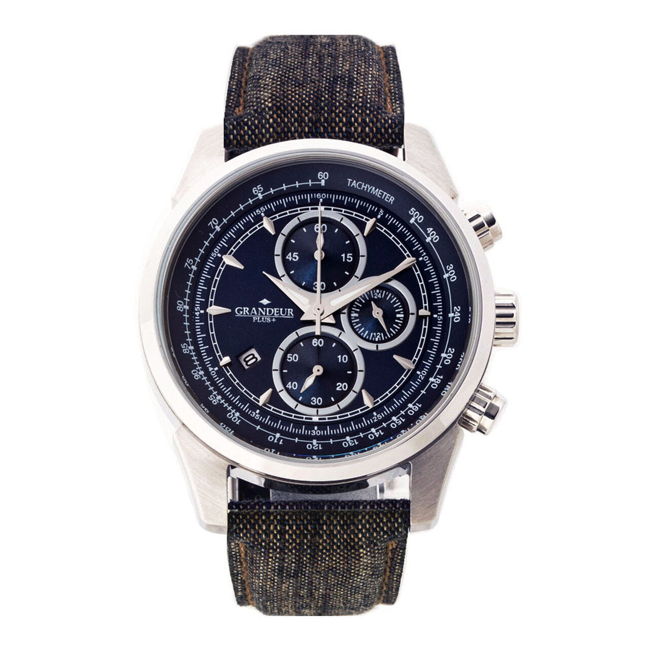 Buy GRANDEUR PLUS 柿染牛仔布手錶for HKD 2028.00 | Maruzeki