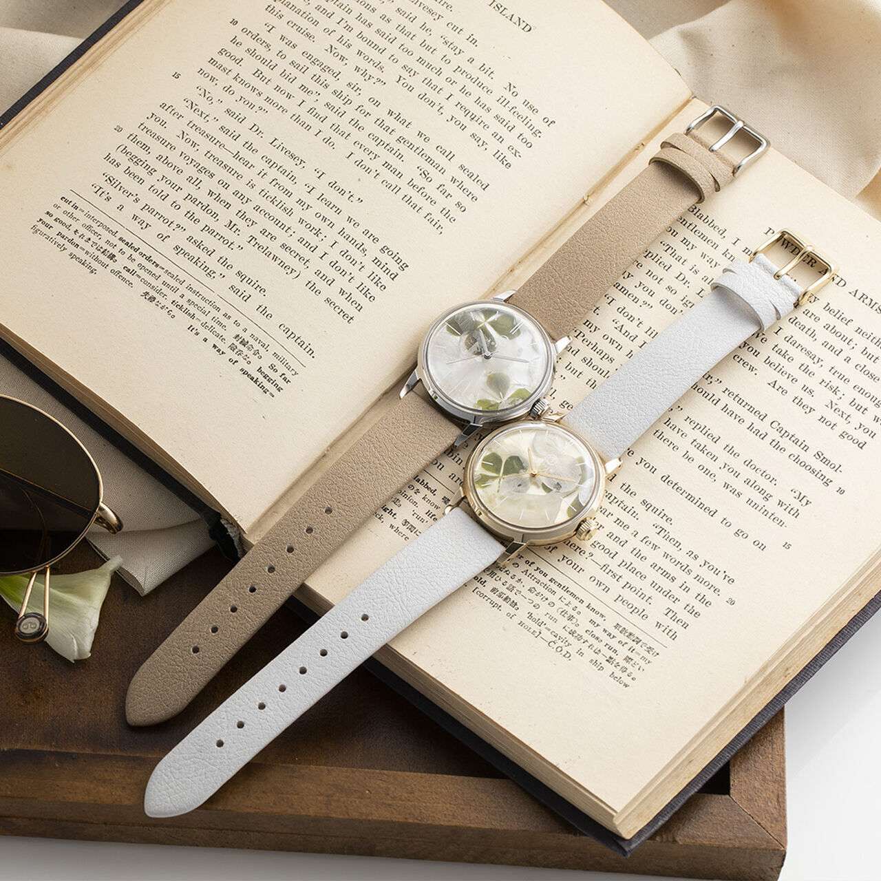 LOV-IN BOUQUET Four-leaf Clover Watch,, large image number 5