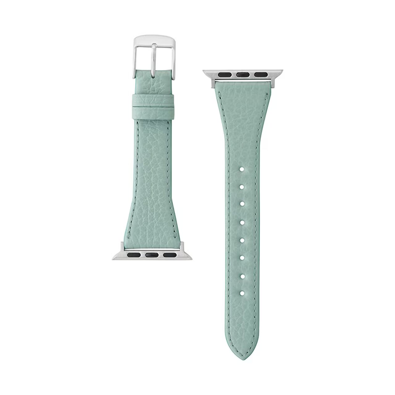 BAMBI Apple Watch Band, Genuine Leather, Sky Green, RWC047M.,, large image number 0