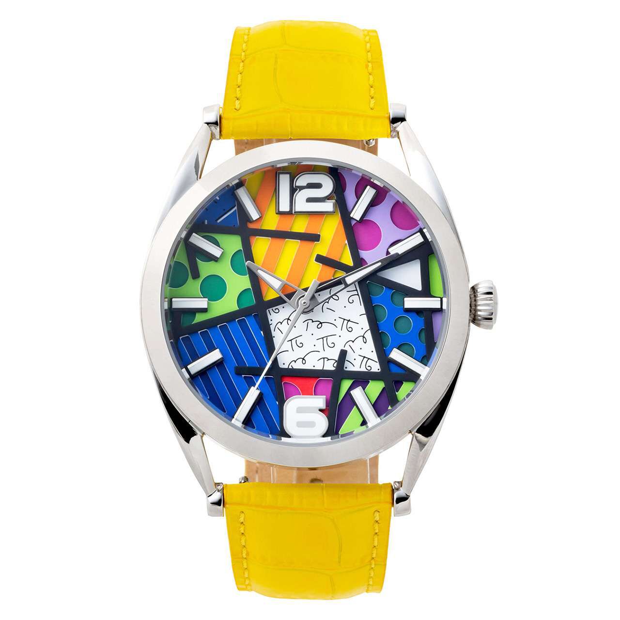 Romero Britto Wristwatch Colorful Landscape-L,, large image number 4