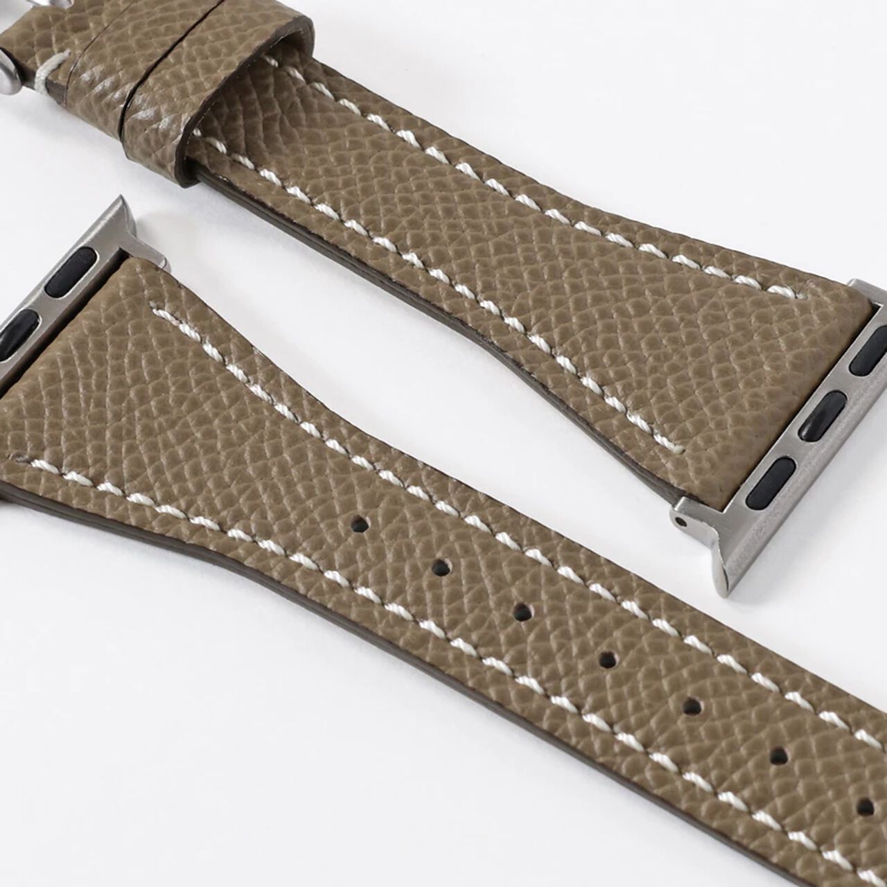 BAMBI Apple Watch Band, Genuine Leather, Black, RWC045A.,, large image number 3