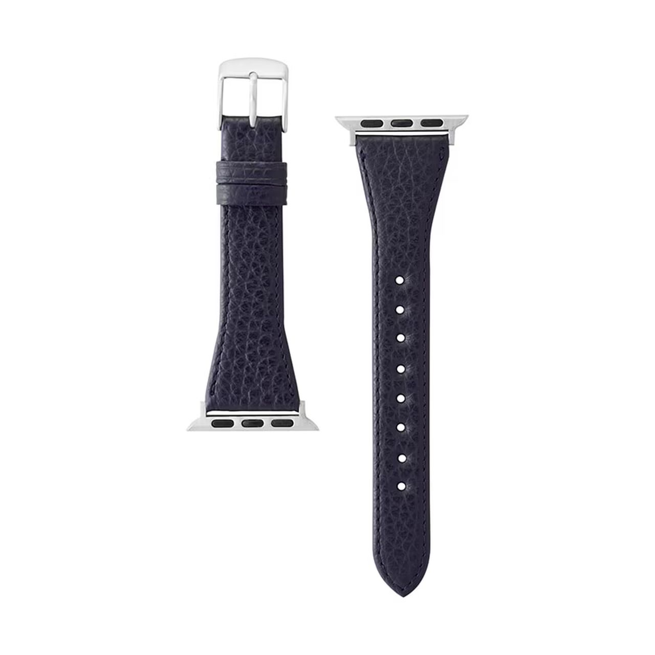 BAMBI Apple Watch Band, Genuine Leather, Navy, RWC047D.,, large image number 0