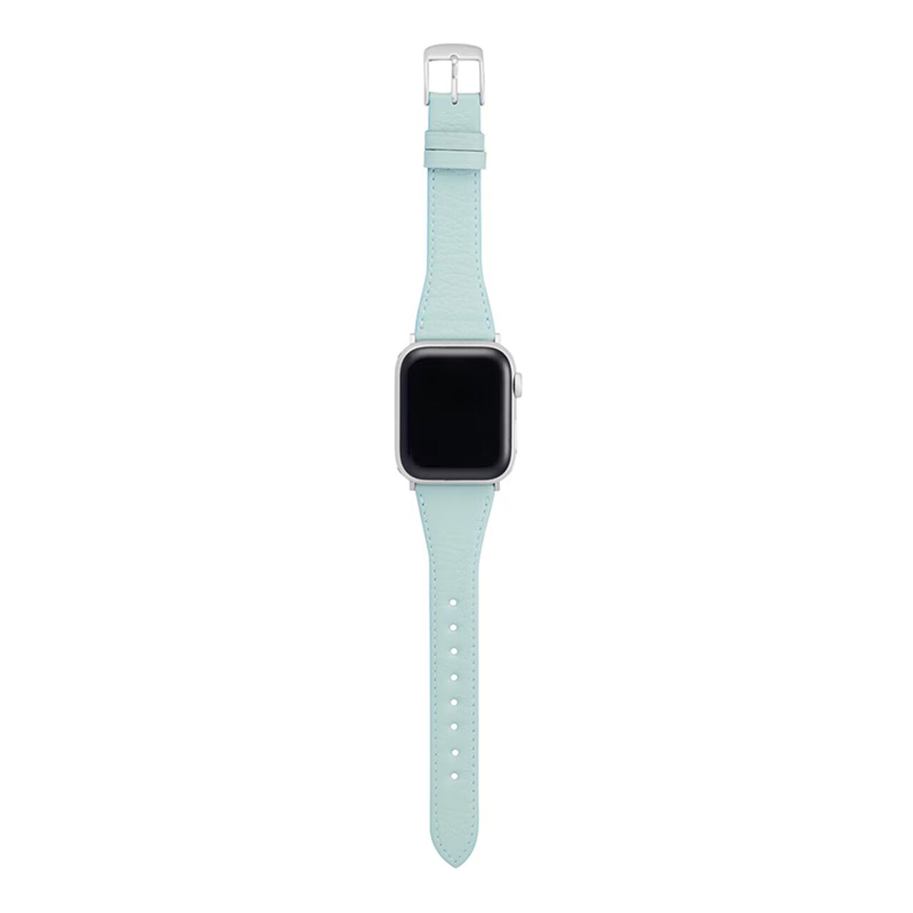 BAMBI Apple Watch Band, Genuine Leather, Light Blue, RWC047U.,, large image number 2