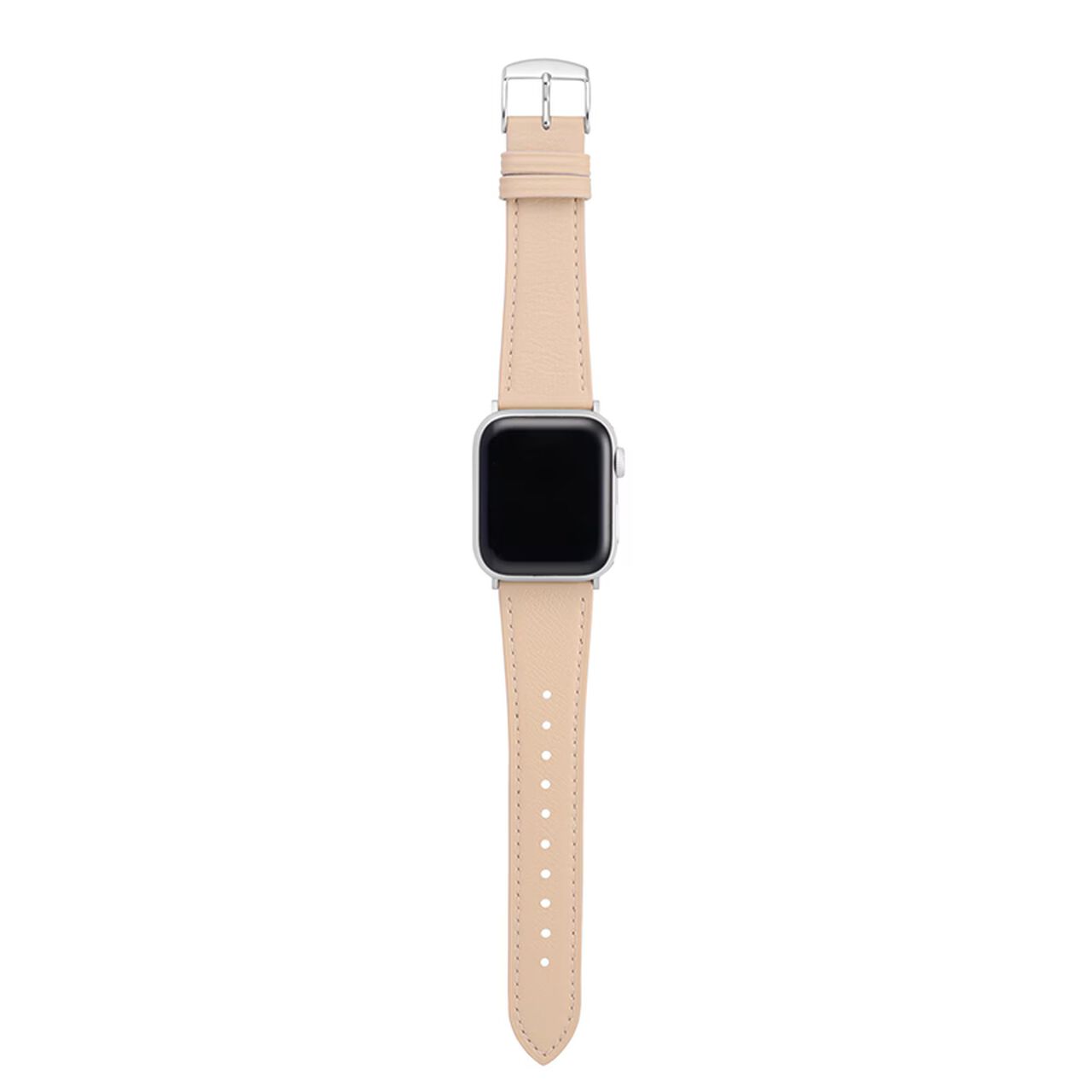 BAMBI Apple Watch Band, Washable, Genuine Leather, Beige, RWC039F,, large image number 2