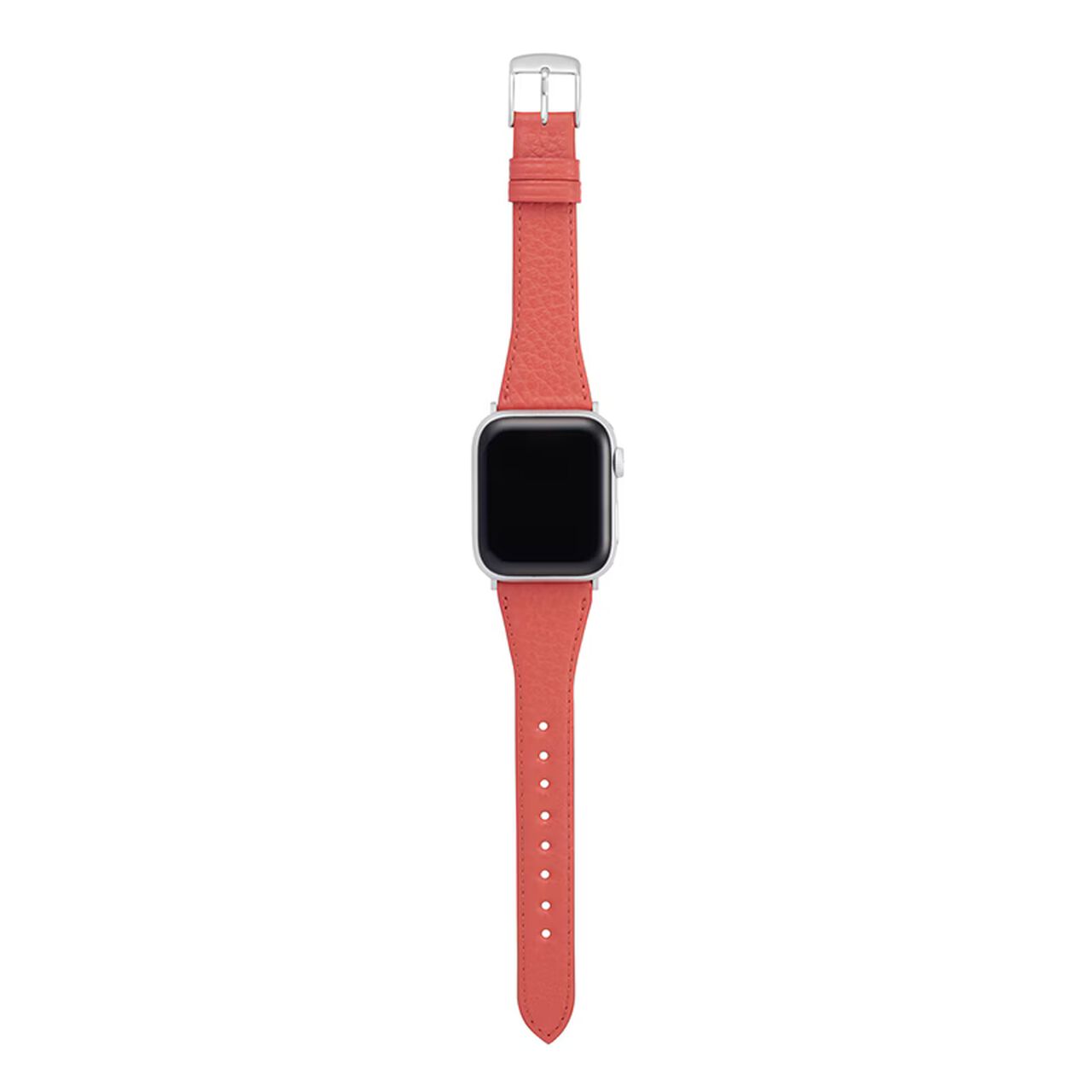 BAMBI Apple Watch Band, Genuine Leather, Orange, RWC047O.,, large image number 2