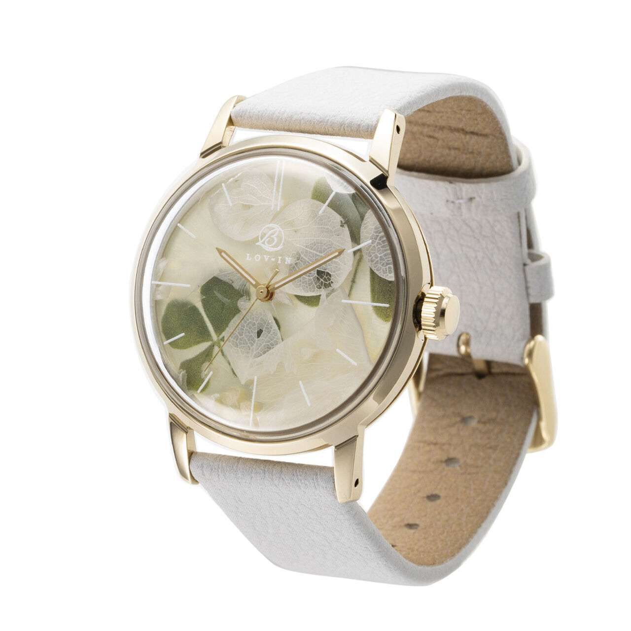 LOV-IN BOUQUET Four-leaf Clover Watch,, large image number 1