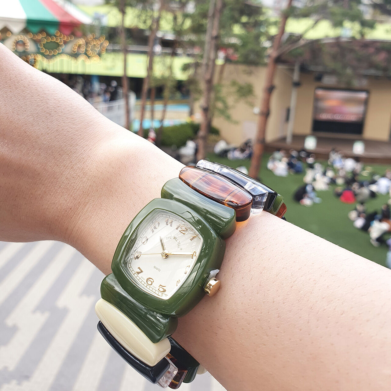 Time Will Tell Retro Bracelet Watch,, large image number 2