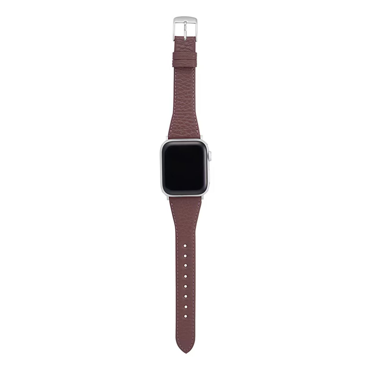 BAMBI Apple Watch Band, Genuine Leather, Pink Brown, RWC047C2U.,, large image number 2