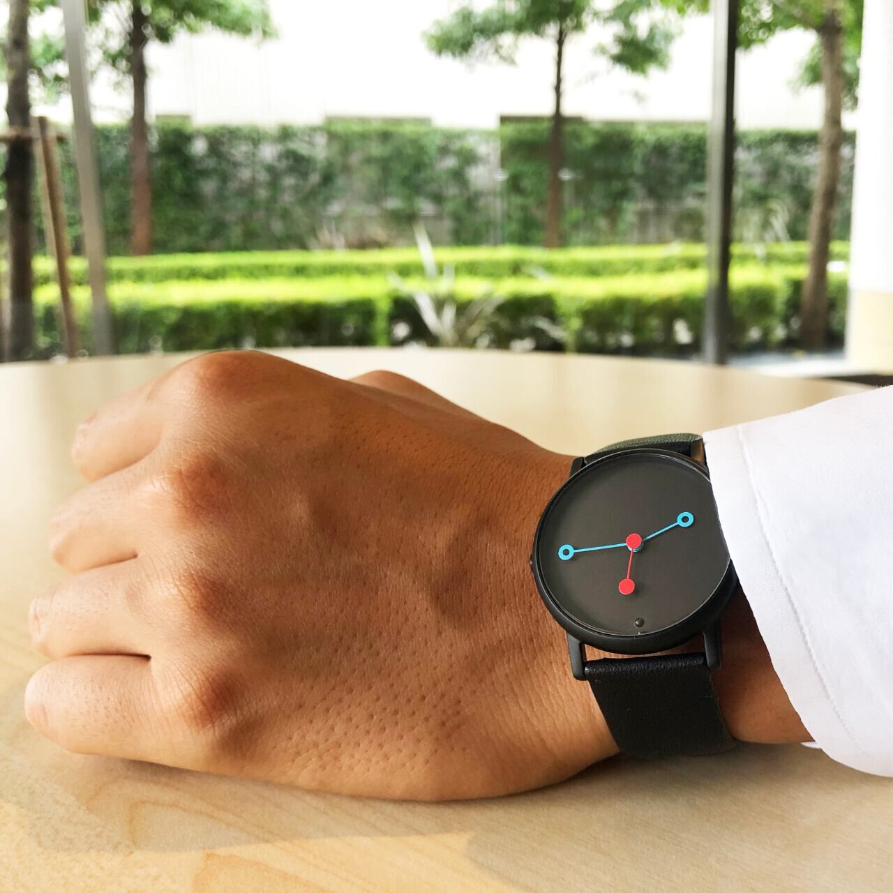 CAOCAO WATCH BK+Leather,, large image number 1