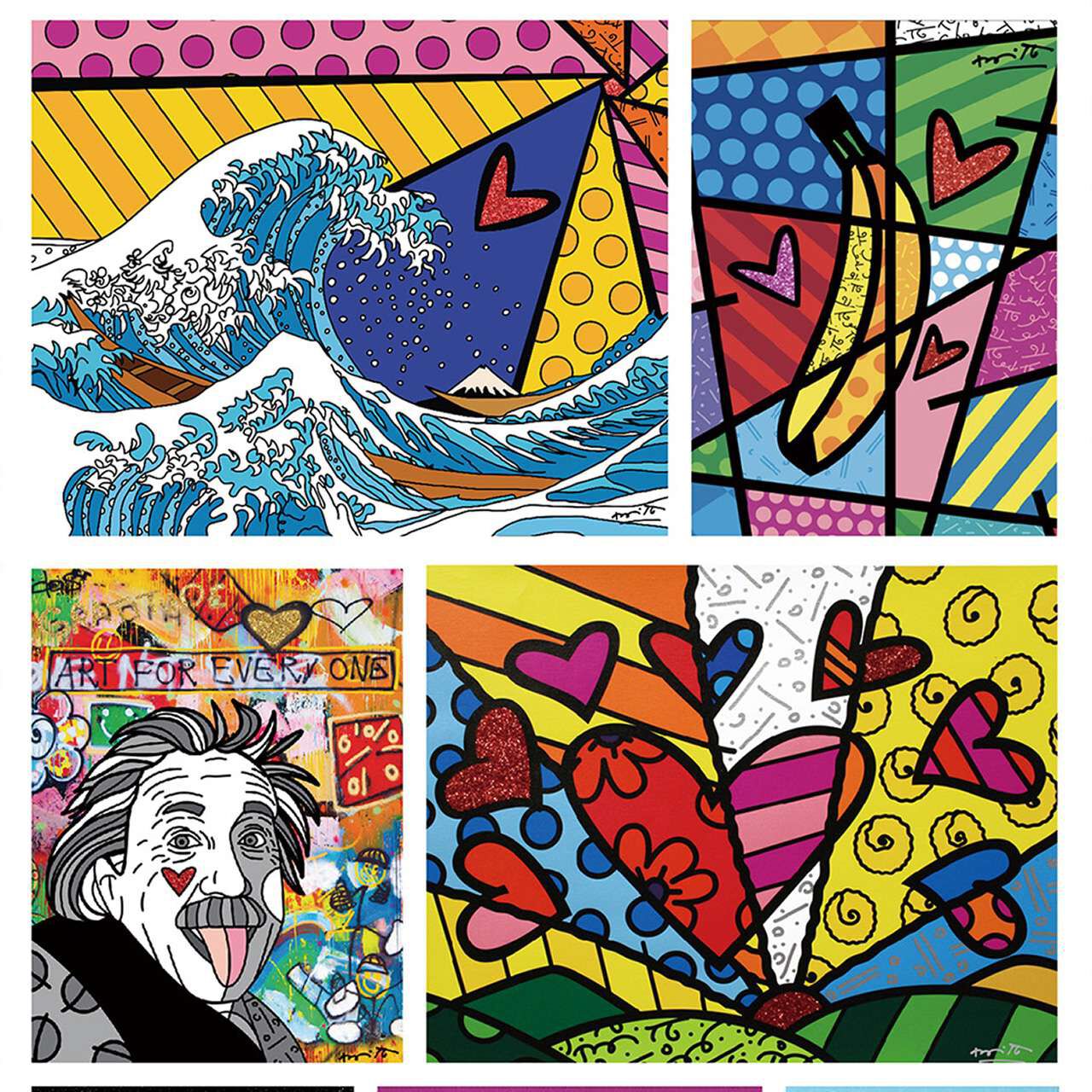 Romero Britto Wristwatch Colorful Landscape-M,, large image number 7