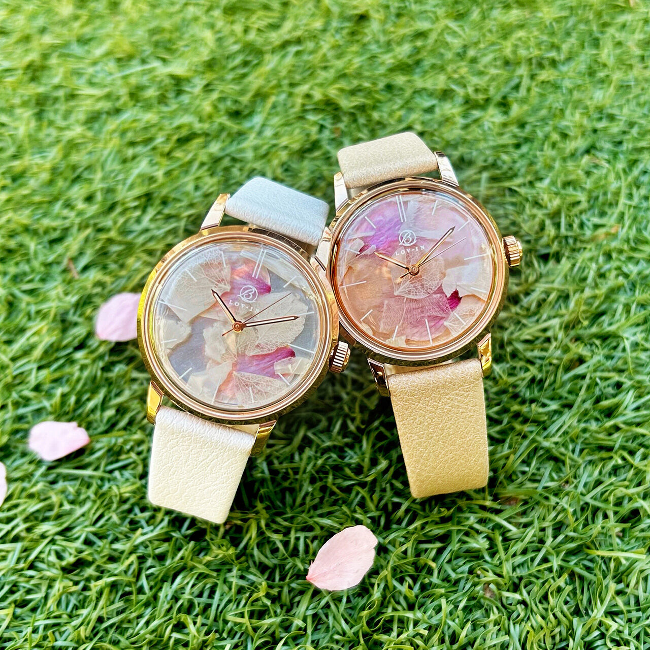 LOV-IN BOUQUET BOTANICAL SAKURA WATCH SAKURA & SNOW &  Pink gold case.,, large image number 6