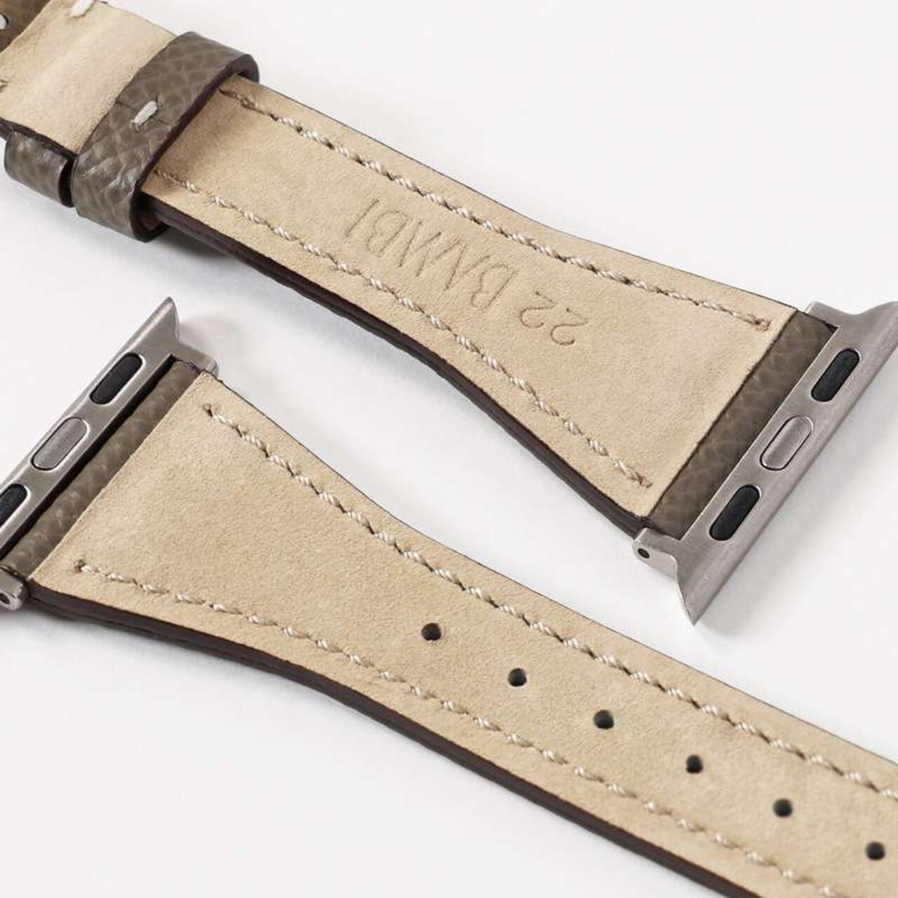 BAMBI Apple Watch Band, Genuine Leather, Black, RWC045A.,, large image number 4