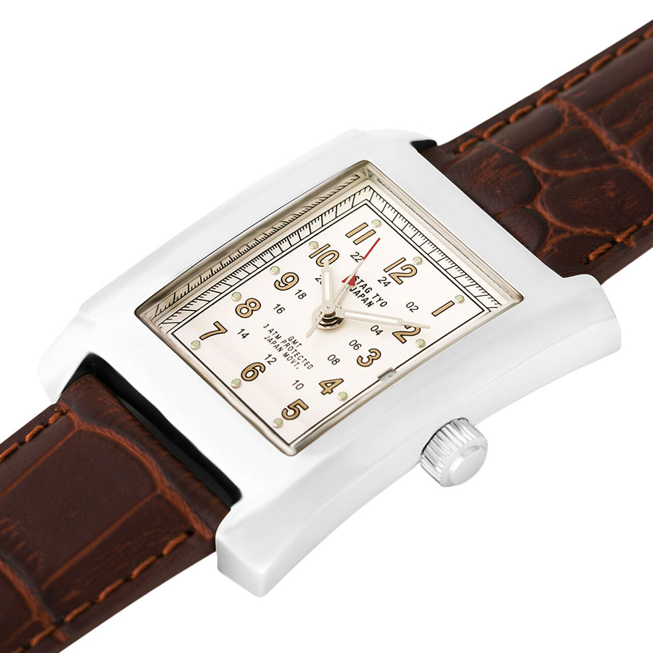 Buy STAG TYO GMT 方形军事款手表1949年款for CNY 1233.90 | Maruzeki