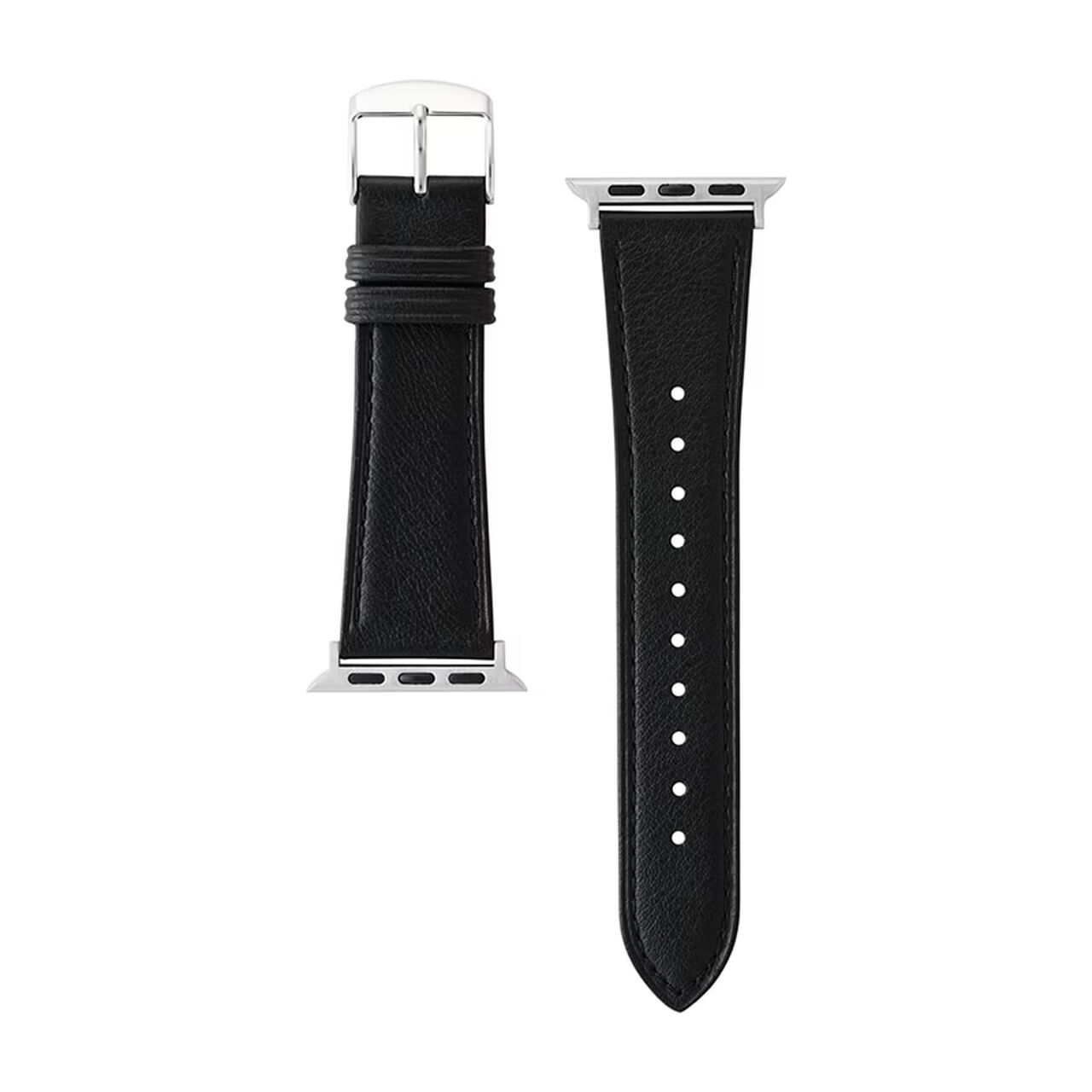BAMBI Apple Watch Band, Washable, Genuine Leather, Black, RWC039A,, large image number 0