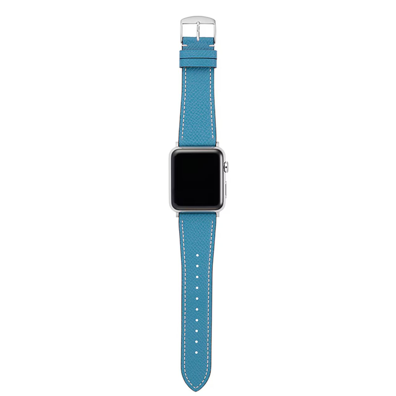 BAMBI Apple Watch Band, Genuine Leather, Light Blue, RWC046U.,, large image number 2