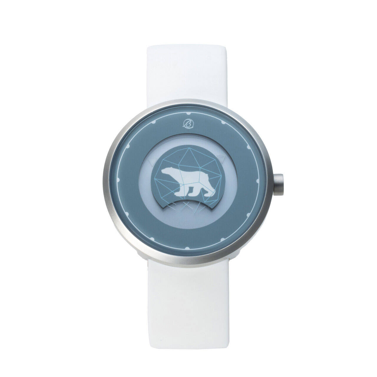 Lov-in Bouquet x PORARESIDENT Message Watch <POLAR BEAR>,, large image number 0