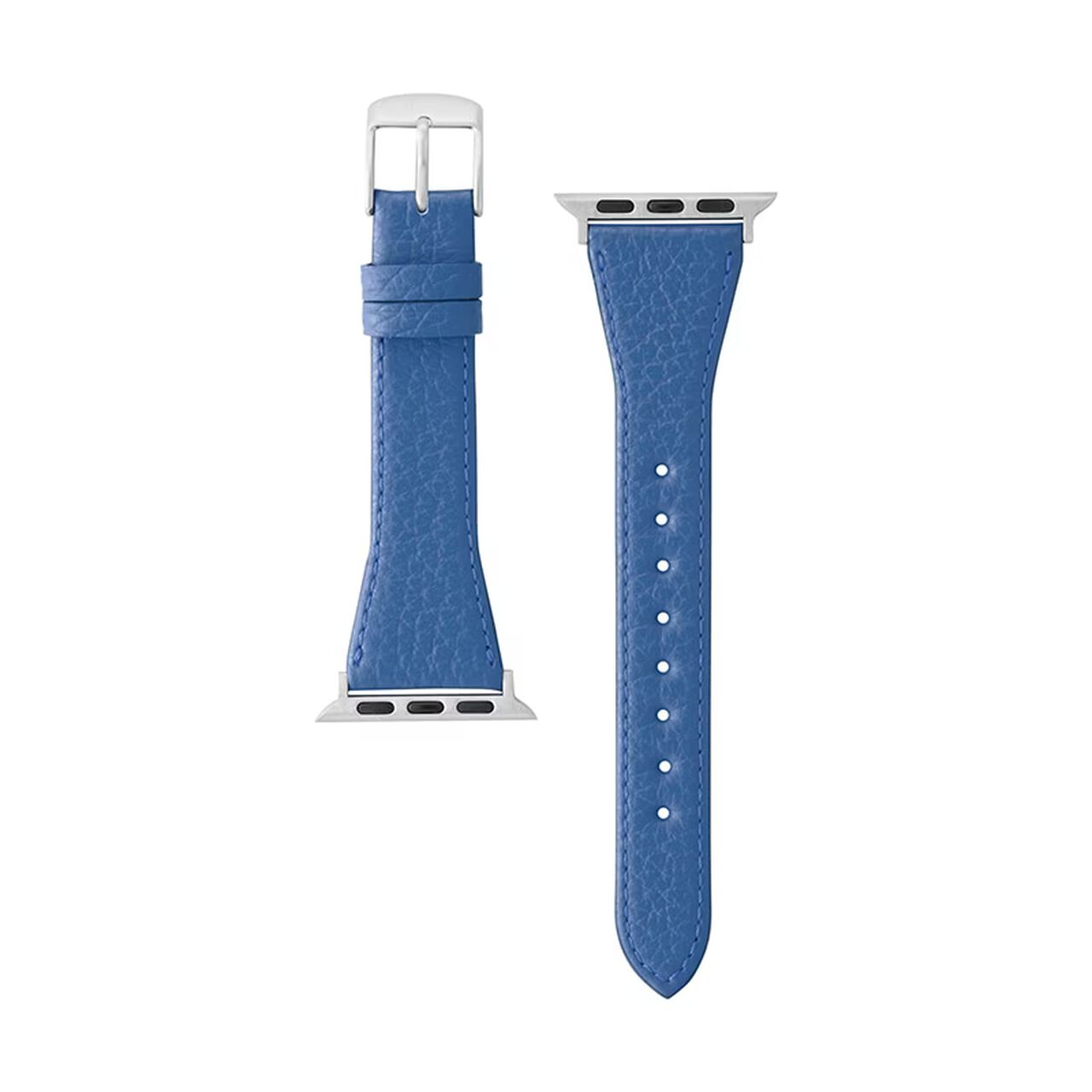 BAMBI Apple Watch Band, Genuine Leather, Blue, RWC047S.,, large image number 0