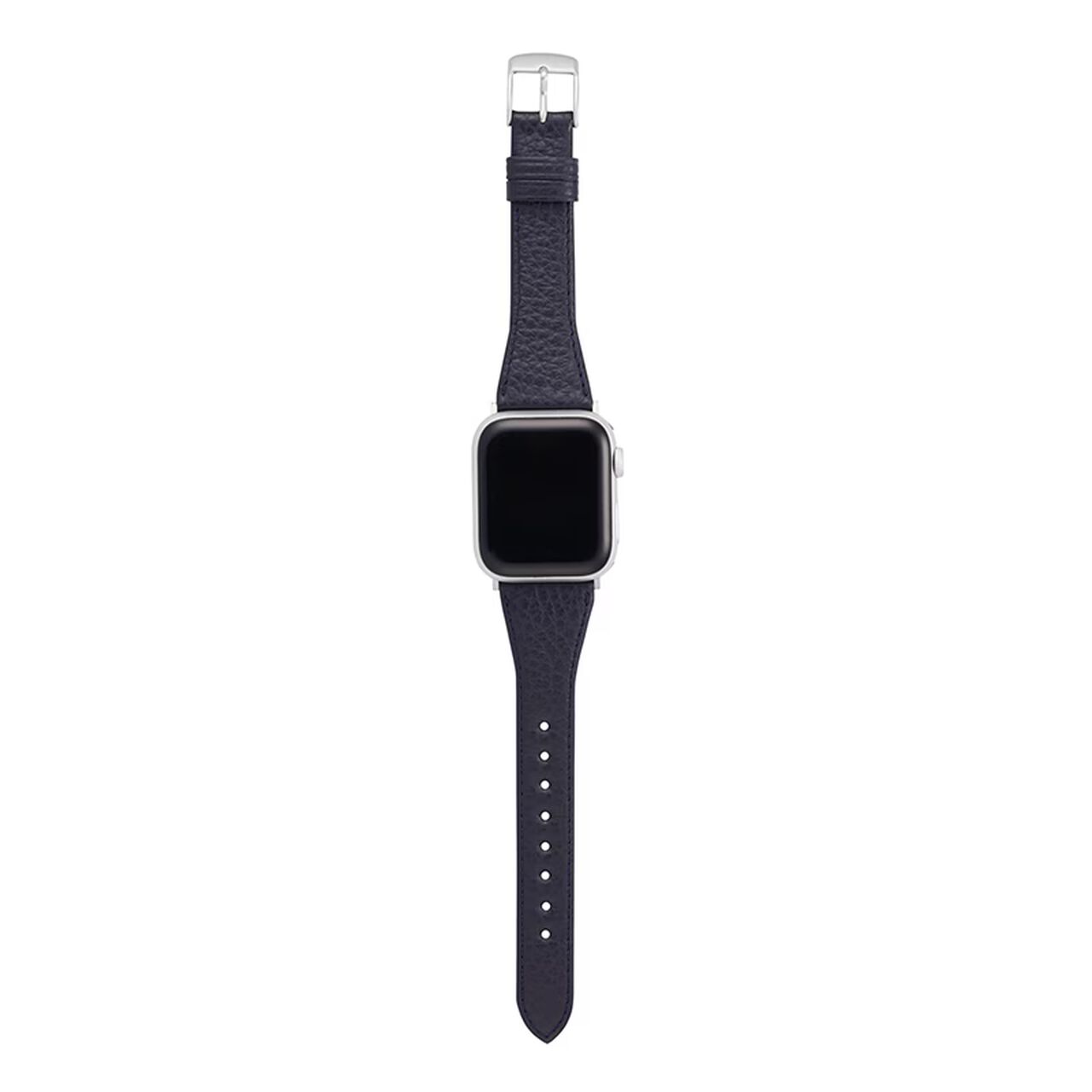 BAMBI Apple Watch Band, Genuine Leather, Navy, RWC047D.,, large image number 2