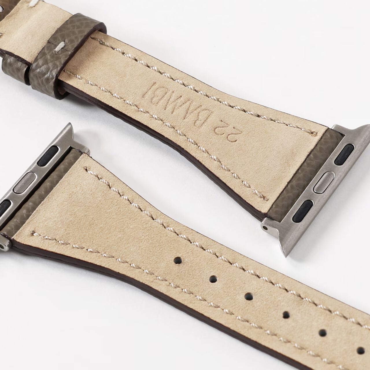 BAMBI Apple Watch Band, Genuine Leather, Brown, RWC045C.,, large image number 4