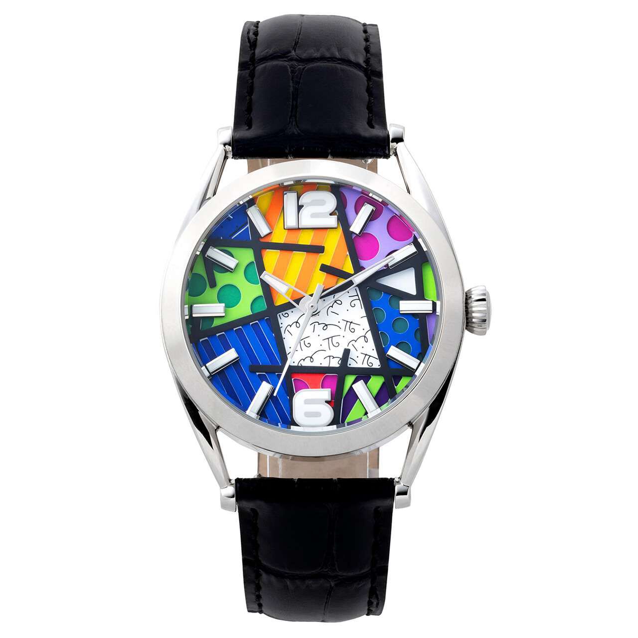 Romero Britto Wristwatch Colorful Landscape-M,, large image number 2