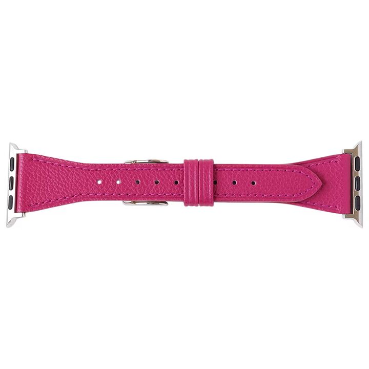BAMBI Apple Watch Band, Scotchgard, Cowhide Leather, Purple, RWM023V.,, medium