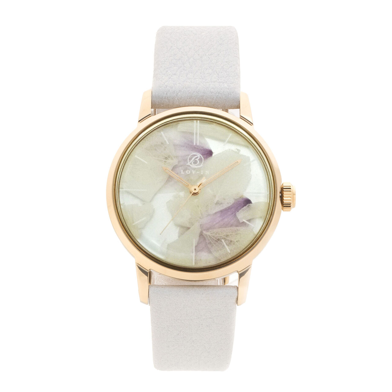 LOV-IN BOUQUET BOTANICAL SAKURA WATCH SAKURA & SNOW &  Pink gold case.,, large image number 0