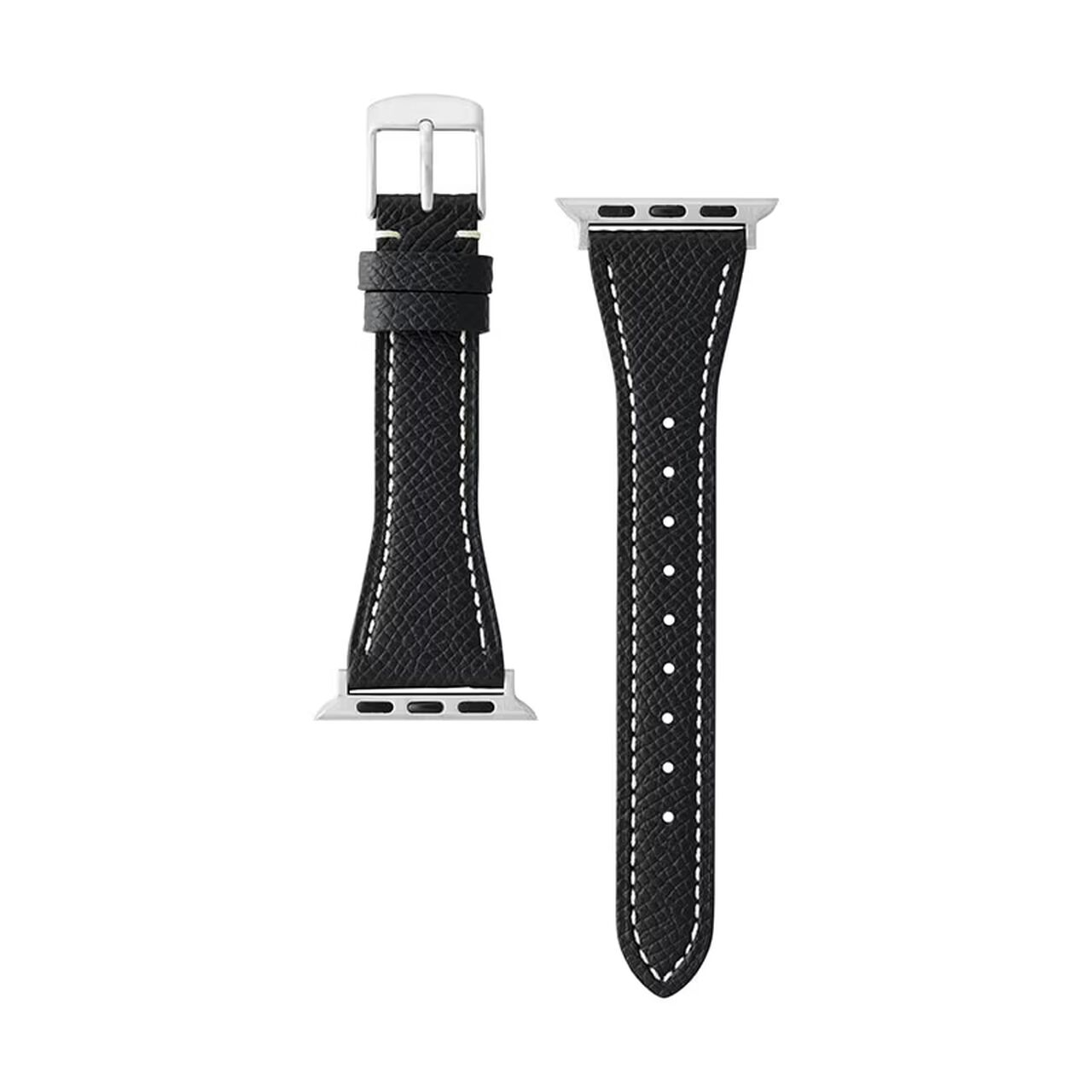 BAMBI Apple Watch Band, Genuine Leather, Black, RWC045A.,, large image number 0