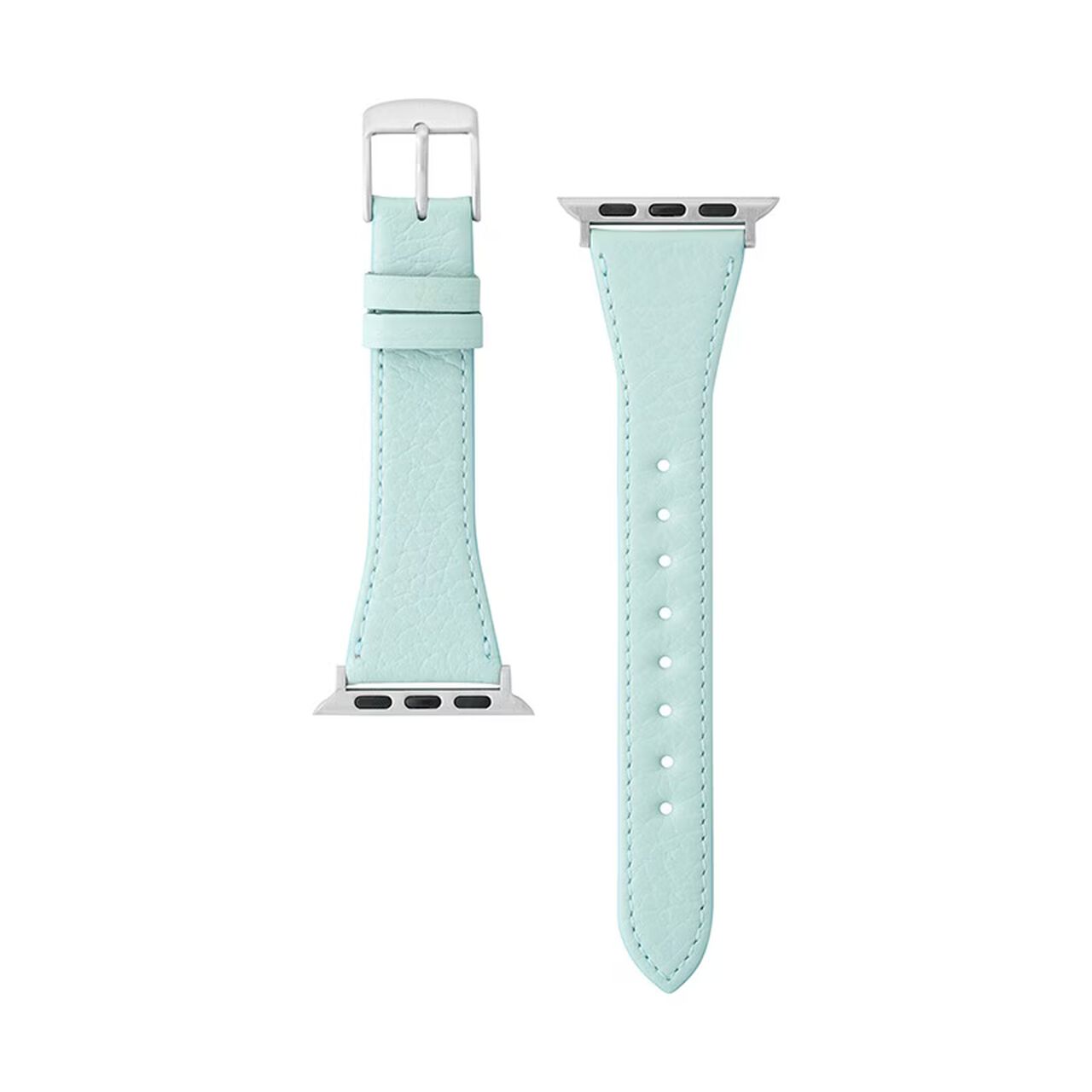 BAMBI Apple Watch Band, Genuine Leather, Light Blue, RWC047U.,, large image number 0