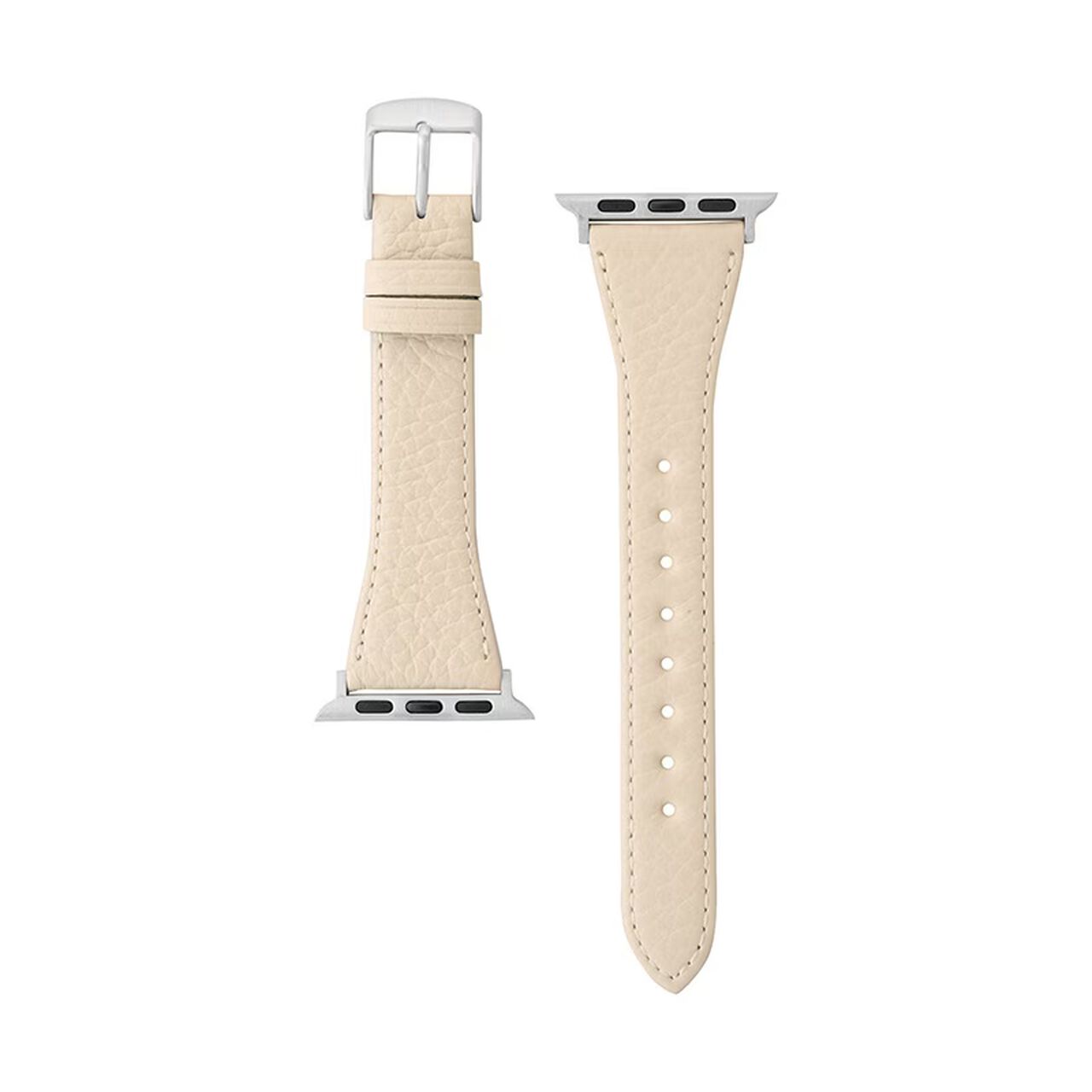 BAMBI Apple Watch Band, Genuine Leather, Beige, RWC047F1U.,, large image number 0