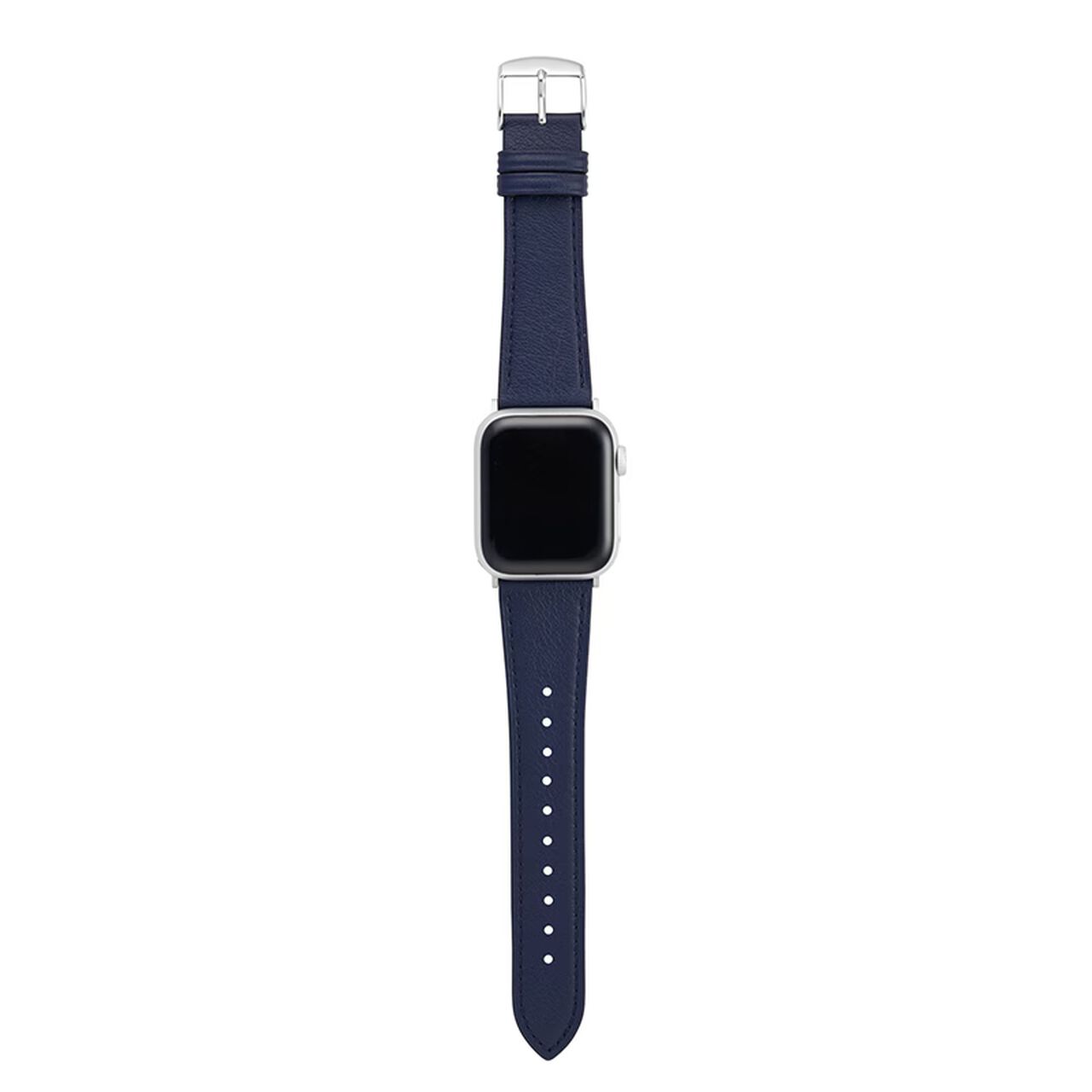 BAMBI Apple Watch Band, Washable, Genuine Leather, Navy, RWC039D,, large image number 2