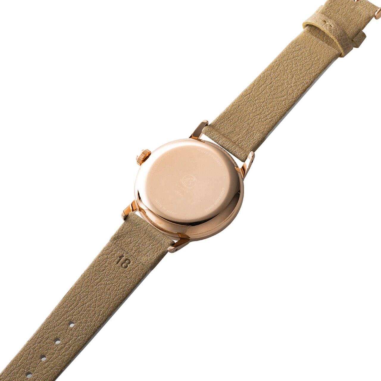 LOV-IN BOUQUET BOTANICAL SAKURA WATCH SAKURA & ALMOND &  Pink gold case.,, large image number 8