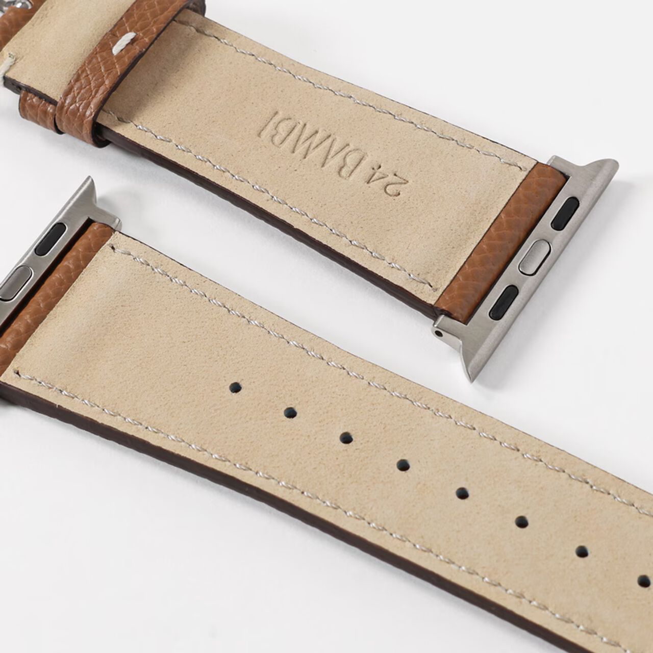 BAMBI Apple Watch Band, Genuine Leather, Navy, RWC046D.,, large image number 4