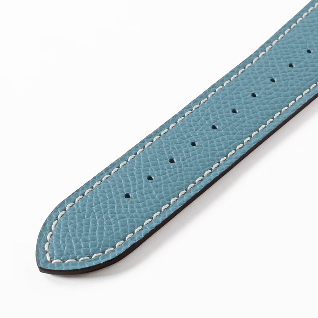 BAMBI Apple Watch Band, Genuine Leather, Light Blue, RWC046U.,, large image number 5