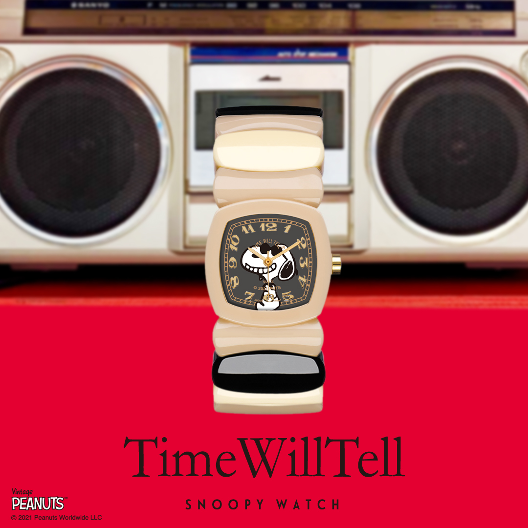 Time Will Tell vintage Snoopy watch series is now available on MARUZEKI